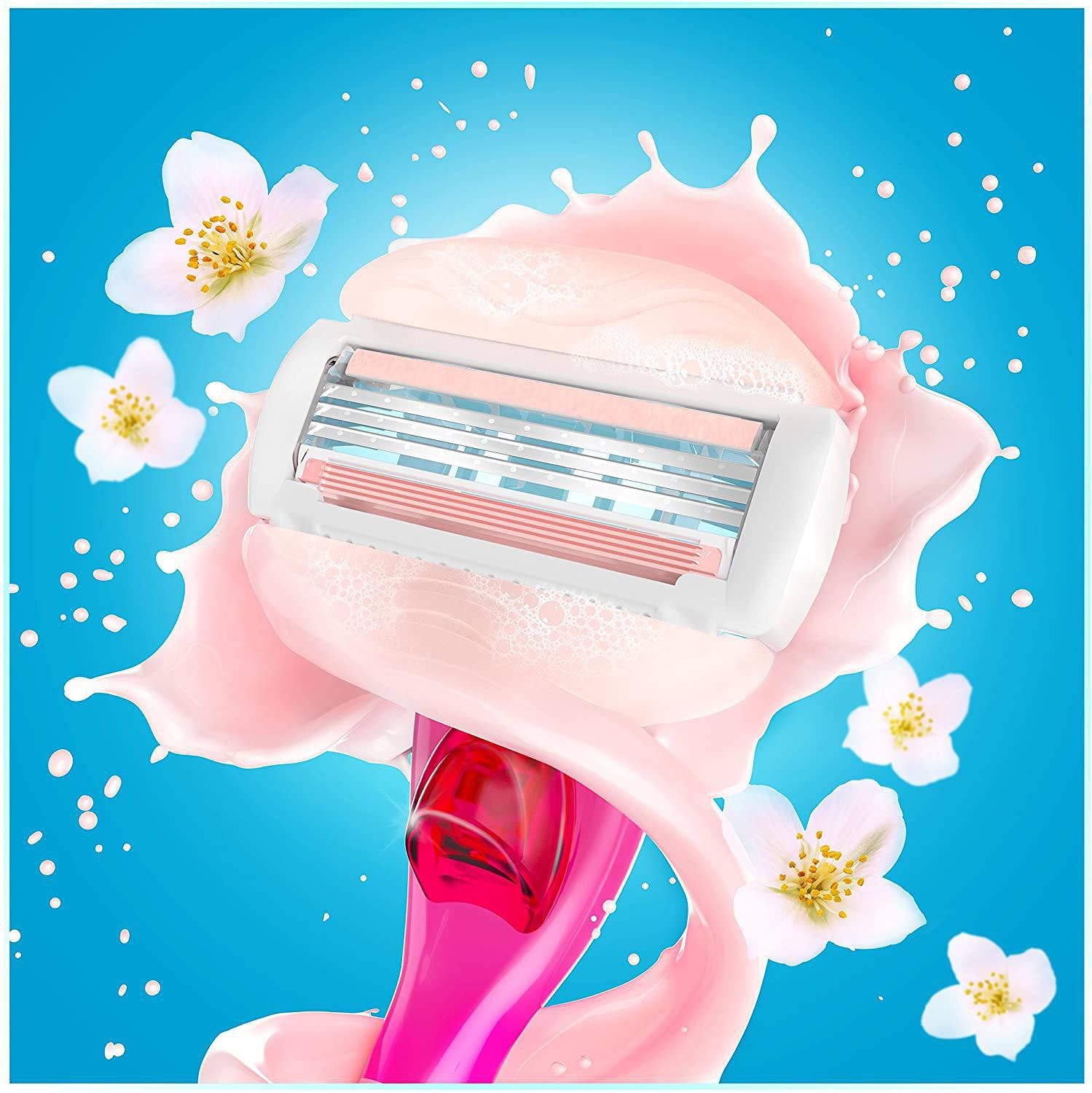 Gillette Venus Spa Breeze Comfortglide Razor Blades - Curve-Hugging, Pack of 4 - Healthxpress.ie