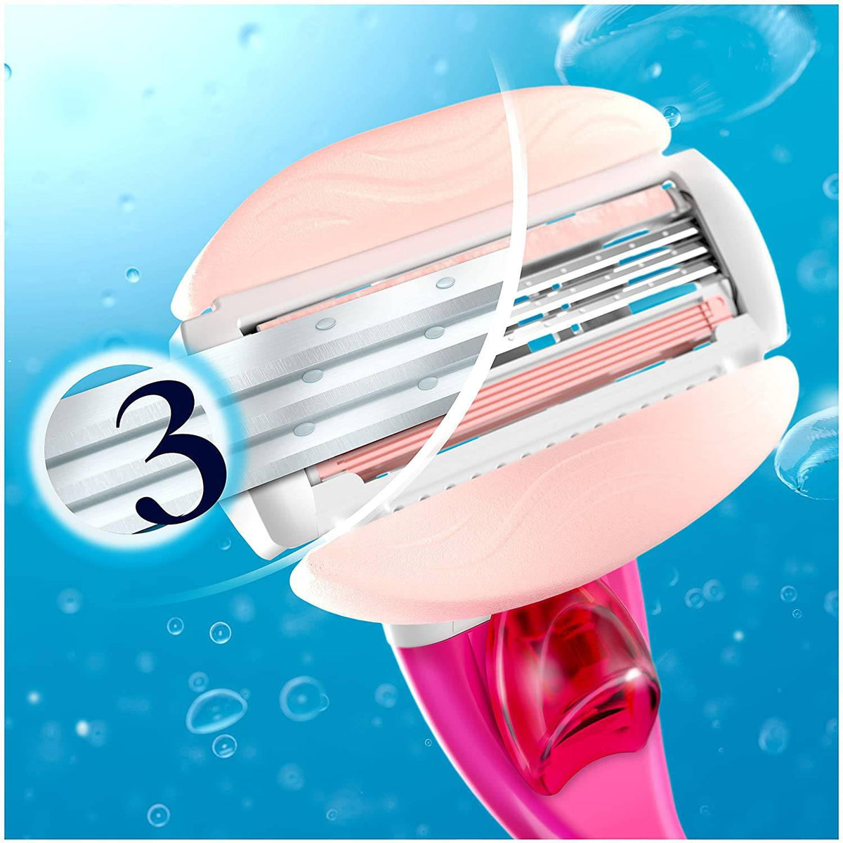 Gillette Venus Spa Breeze Comfortglide Razor Blades - Curve-Hugging, Pack of 4 - Healthxpress.ie