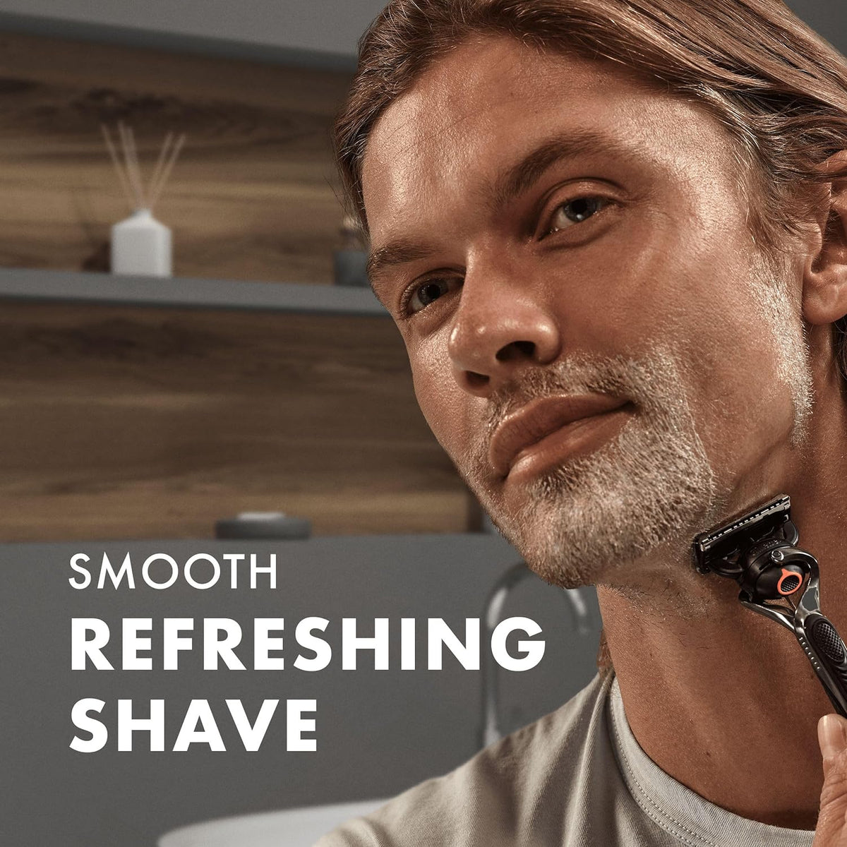 GilletteFusion 5 Ultra Sensitive Shave Gel with Almond Oil 75ML - Healthxpress.ie