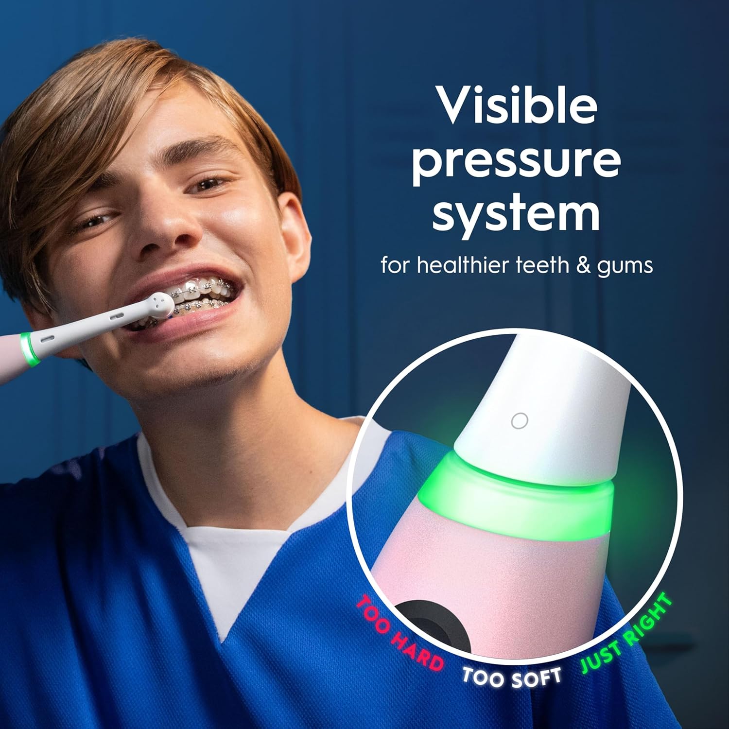 Oral-B iO5 Electric Toothbrush, with Revolutionary Magnetic Technology - Blush Pink