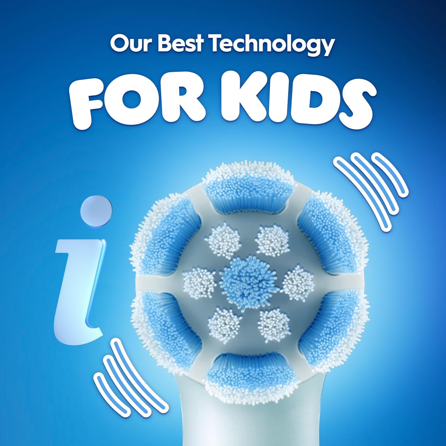 Oral-B iO Kids Disney Stitch Electric Toothbrush, with Travel Case, 3 Modes with Kid-Friendly Sensitive Mode, 2-Min Music Timer, for Ages 6+ (Copy)