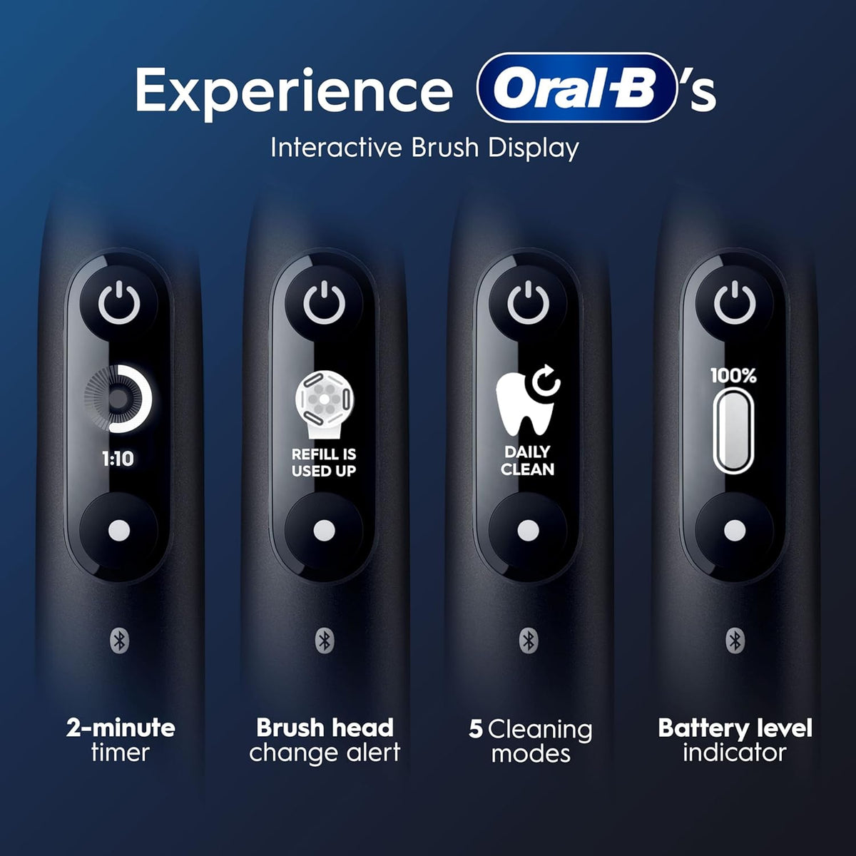 Oral-B iO6 Electric Toothbrush with Revolutionary Magnetic Technology and Micro Vibrations - Black Lava - Healthxpress.ie