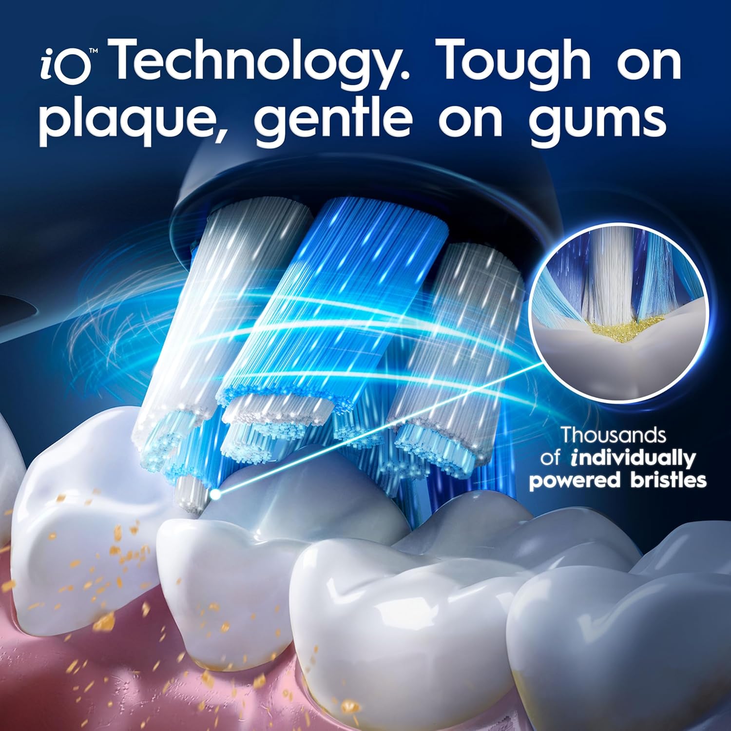 Oral-B iO6 Electric Toothbrush with Revolutionary Magnetic Technology and Micro Vibrations - Grey Opal