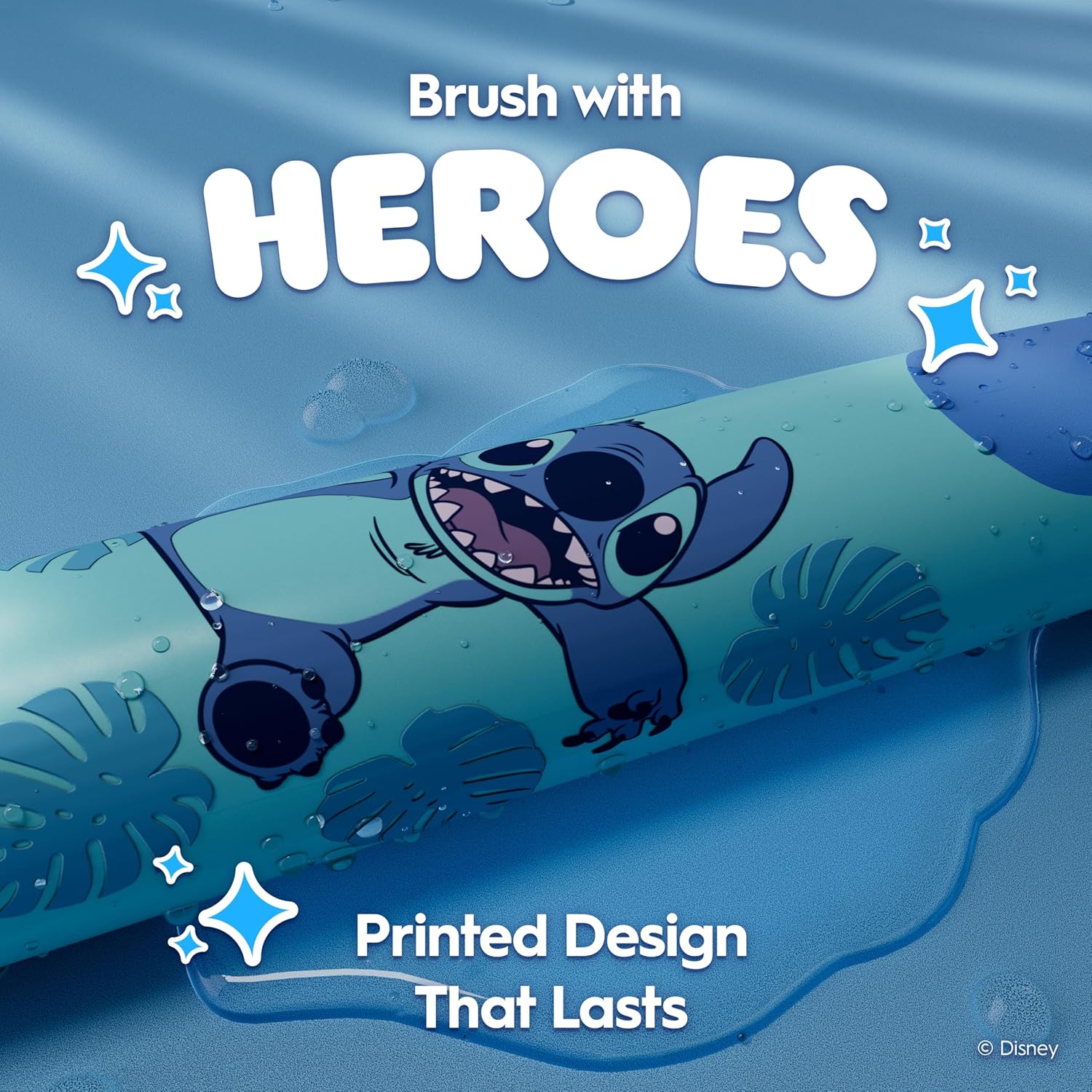 Oral-B iO Kids Disney Stitch Electric Toothbrush, with Travel Case, 3 Modes with Kid-Friendly Sensitive Mode, 2-Min Music Timer, for Ages 6+ (Copy)