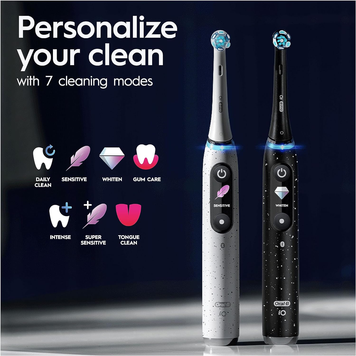 Braun Oral-B iO Series 10 Electric Rechargeable Toothbrush - Stardust White - Healthxpress.ie