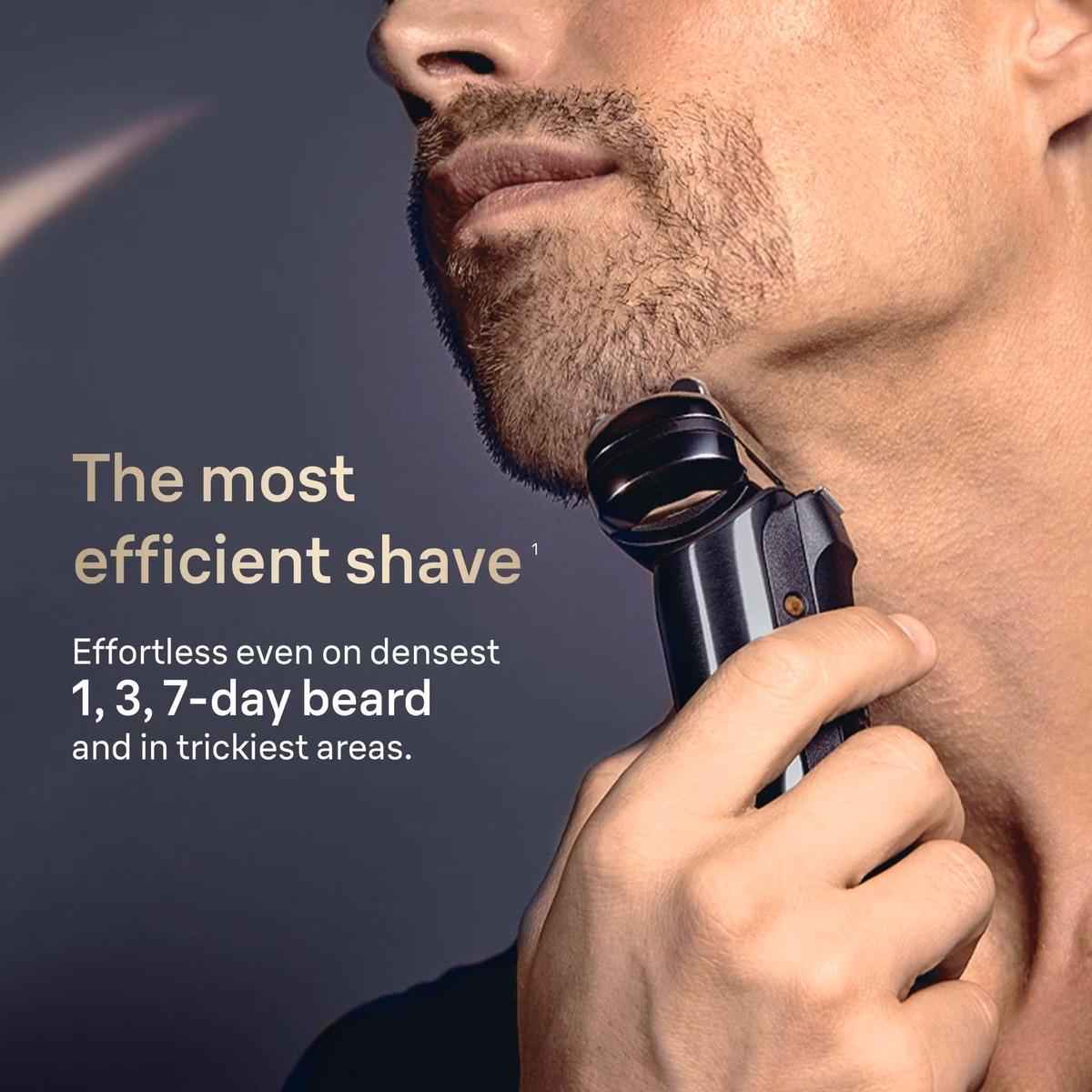 Braun Nevo 17010C Electric Shaver for Men- With Power Case and 7-in-1 Nevo Care System, Graphite