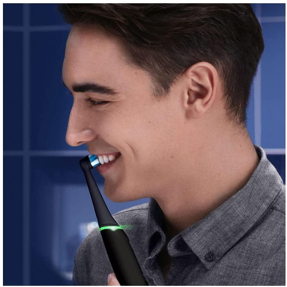 Oral-B iO6 Electric Toothbrush with Revolutionary Magnetic Technology and Micro Vibrations - Black Lava - Healthxpress.ie