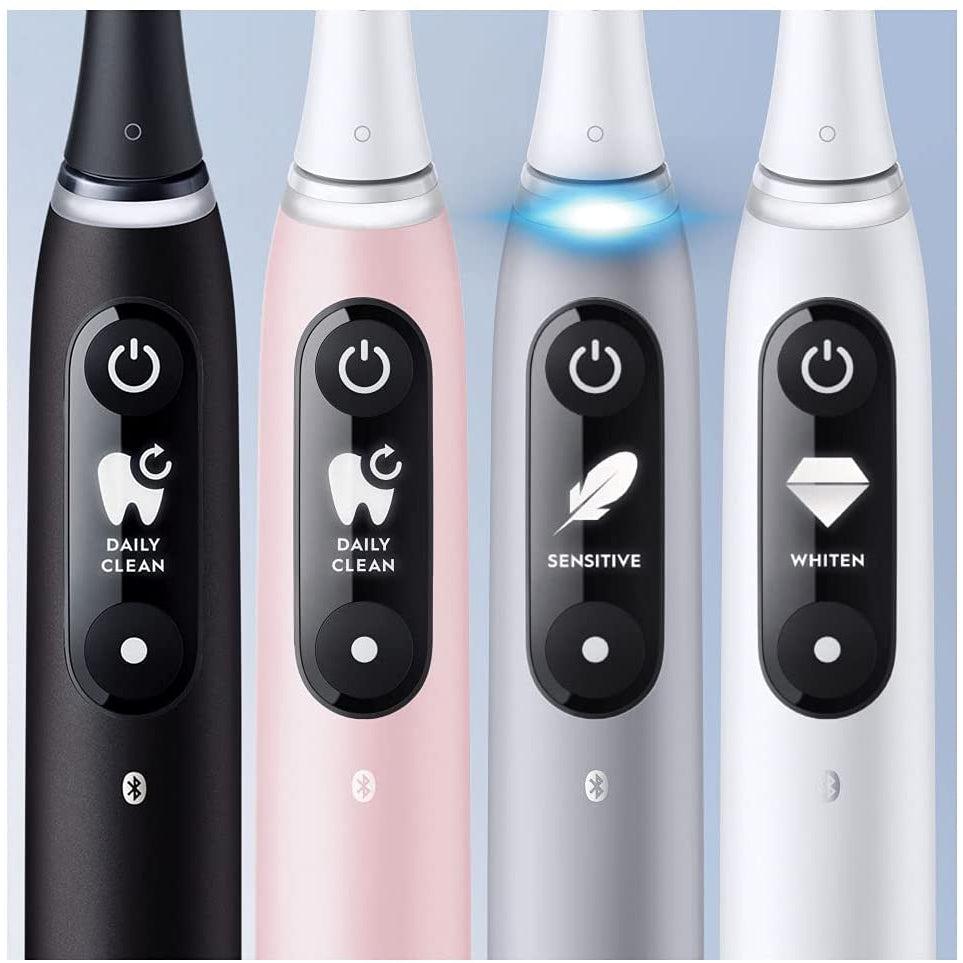 Oral-B iO6 Electric Toothbrush with Revolutionary Magnetic Technology and Micro Vibrations - Black Lava - Healthxpress.ie