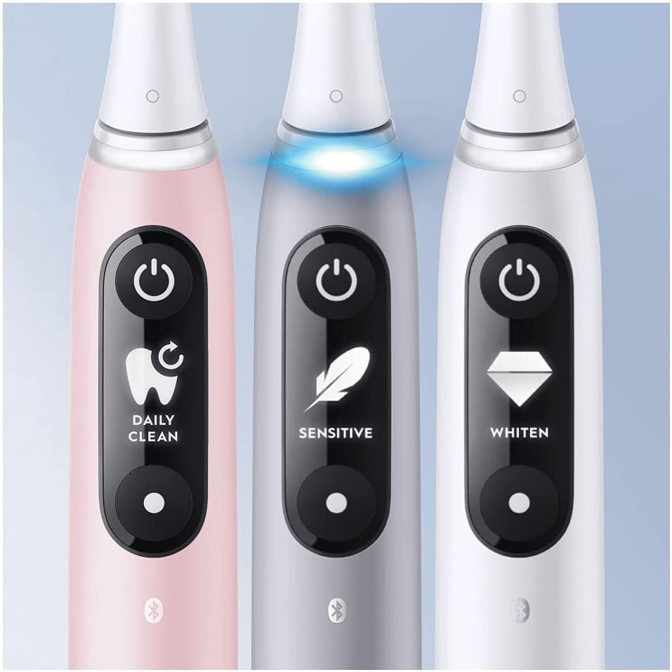 Oral-B iO6 Electric Toothbrush with Revolutionary Magnetic Technology and Micro Vibrations - Grey Opal - Healthxpress.ie