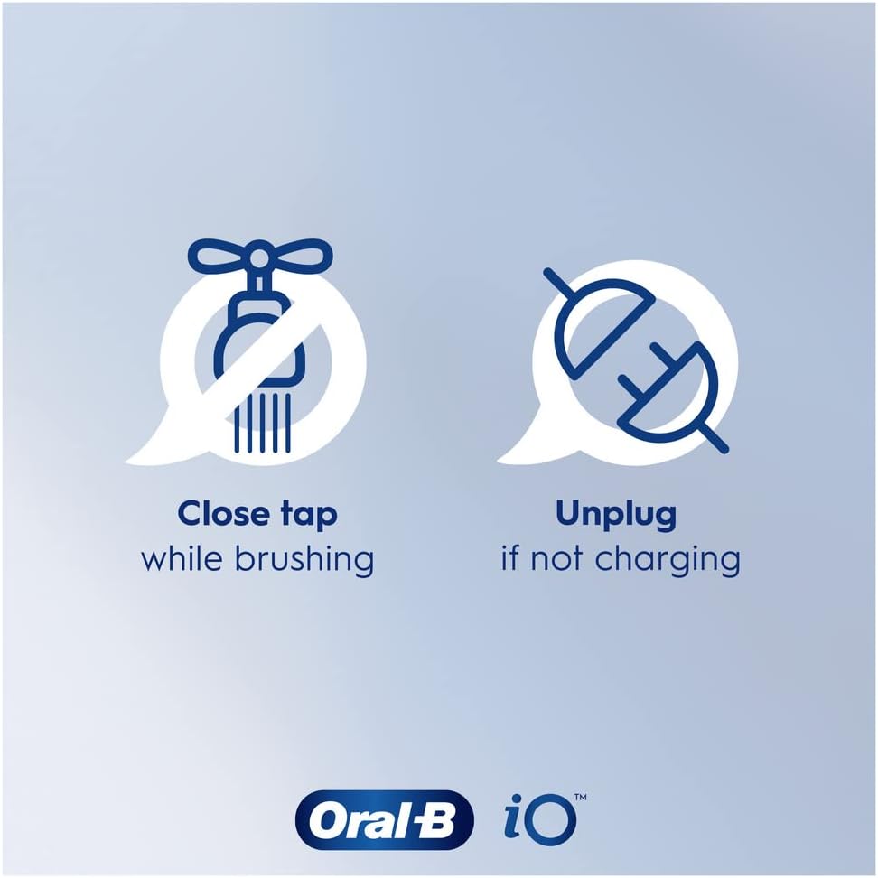 Oral-B iO3 Electric Toothbrush 1 Toothbrush Head & Travel Case, 3 Modes With Teeth Whitening Black