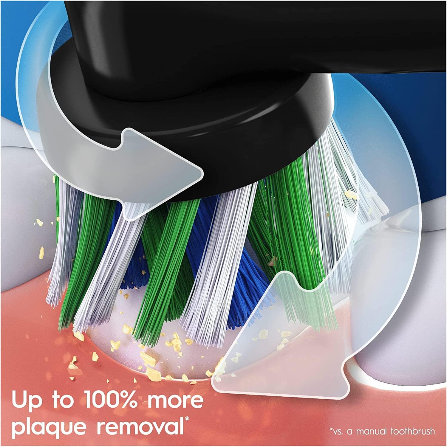 Oral-B Vitality Pro Electric Toothbrush with 1 x Brush Head - Black - Healthxpress.ie