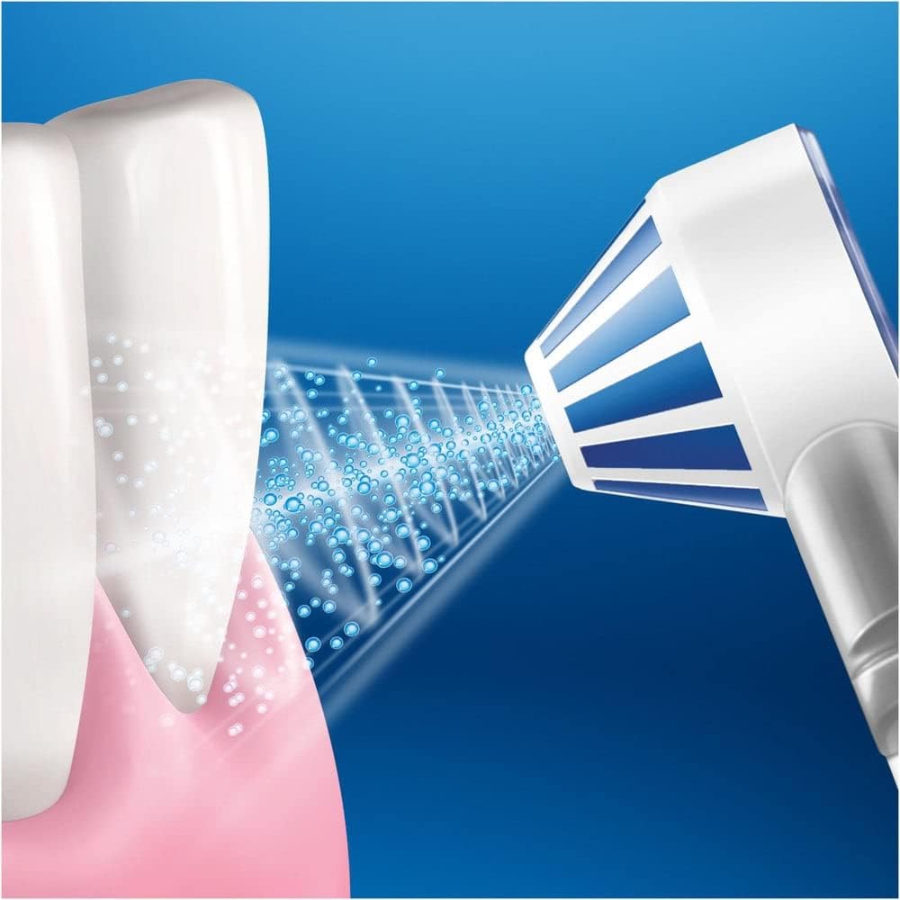 Oral-B Aquacare 4 Water Flosser Cordless Irrigator, Featuring Oxyjet Technology and 4 Cleaning Modes, UK 2 Pin Plug - Healthxpress.ie