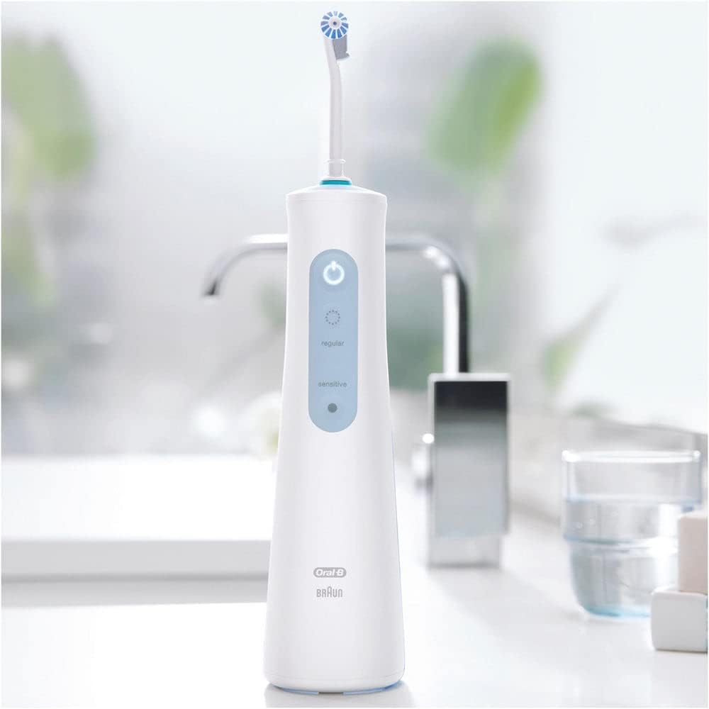Oral-B Aquacare 4 Water Flosser Cordless Irrigator, Featuring Oxyjet Technology and 4 Cleaning Modes, UK 2 Pin Plug - Healthxpress.ie