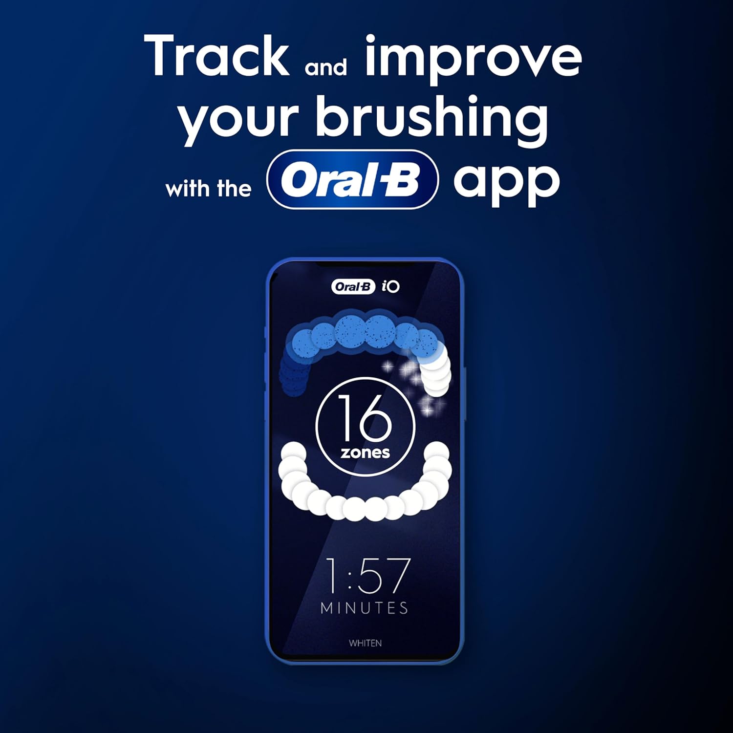Oral-B iO9 Electric Toothbrushes , App Connected ,1 Toothbrush Head, Charging Travel Case & Magnetic Pouch, 7 Modes, 2 Pin Plug, Black Onyx Edition