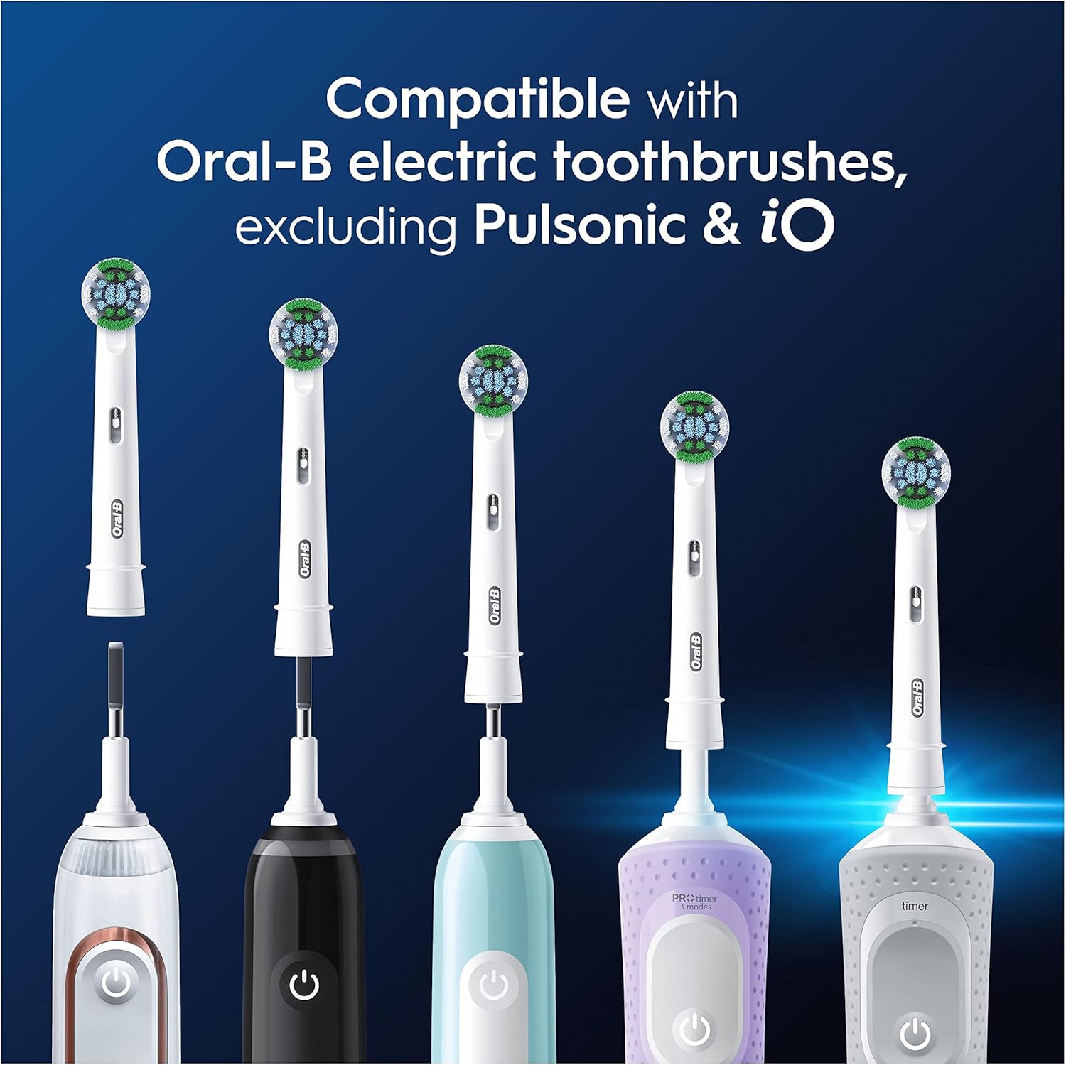 Oral-B Precision Clean Pro Power Toothbrush Refill Heads 2pk