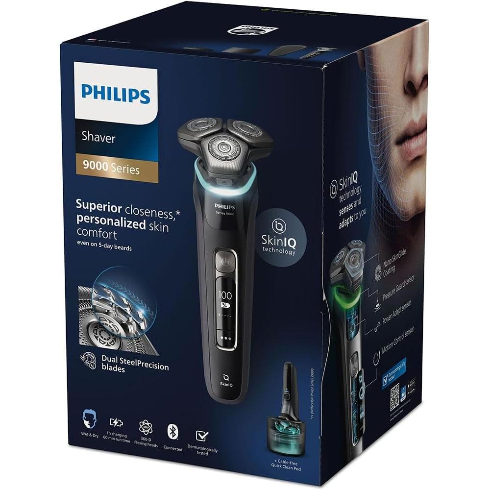 Philips Series 9000 Wet and Dry Electric Shaver S9976/55  with SkinIQ technology