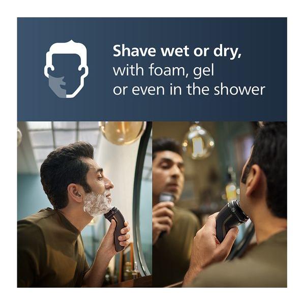 Philips 3000 Series Wet & Dry Electric Shaver S3343/13