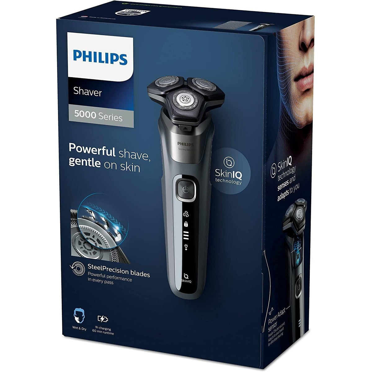 Philips 5000 Series  S5887/10 Wet And Dry Electric Shaver with advanced SkinIQ technology - Healthxpress.ie
