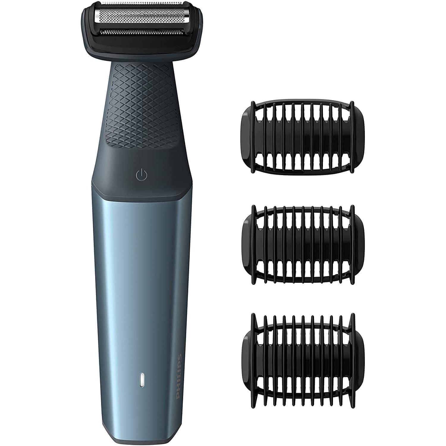 Philips BG3015/15 Series 3000 Showerproof Body Groomer - 3 Click-On Combs - Healthxpress.ie