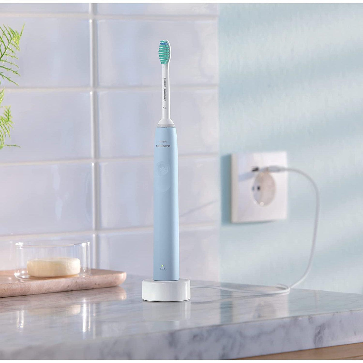 Philips HX3651/12 Series 2100 Sonic Electric Toothbrush - Light Blue - Healthxpress.ie
