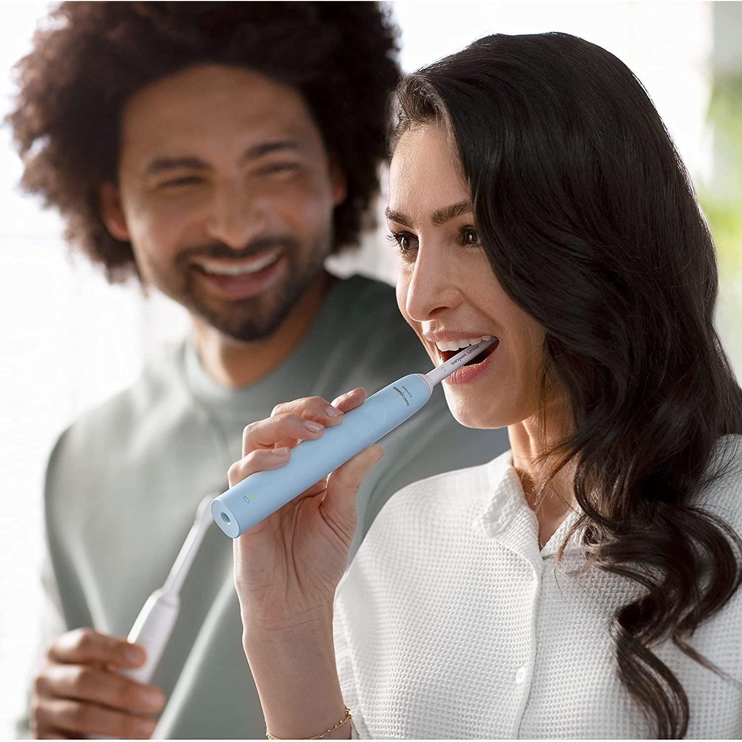 Philips HX3651/12 Series 2100 Sonic Electric Toothbrush - Light Blue - Healthxpress.ie
