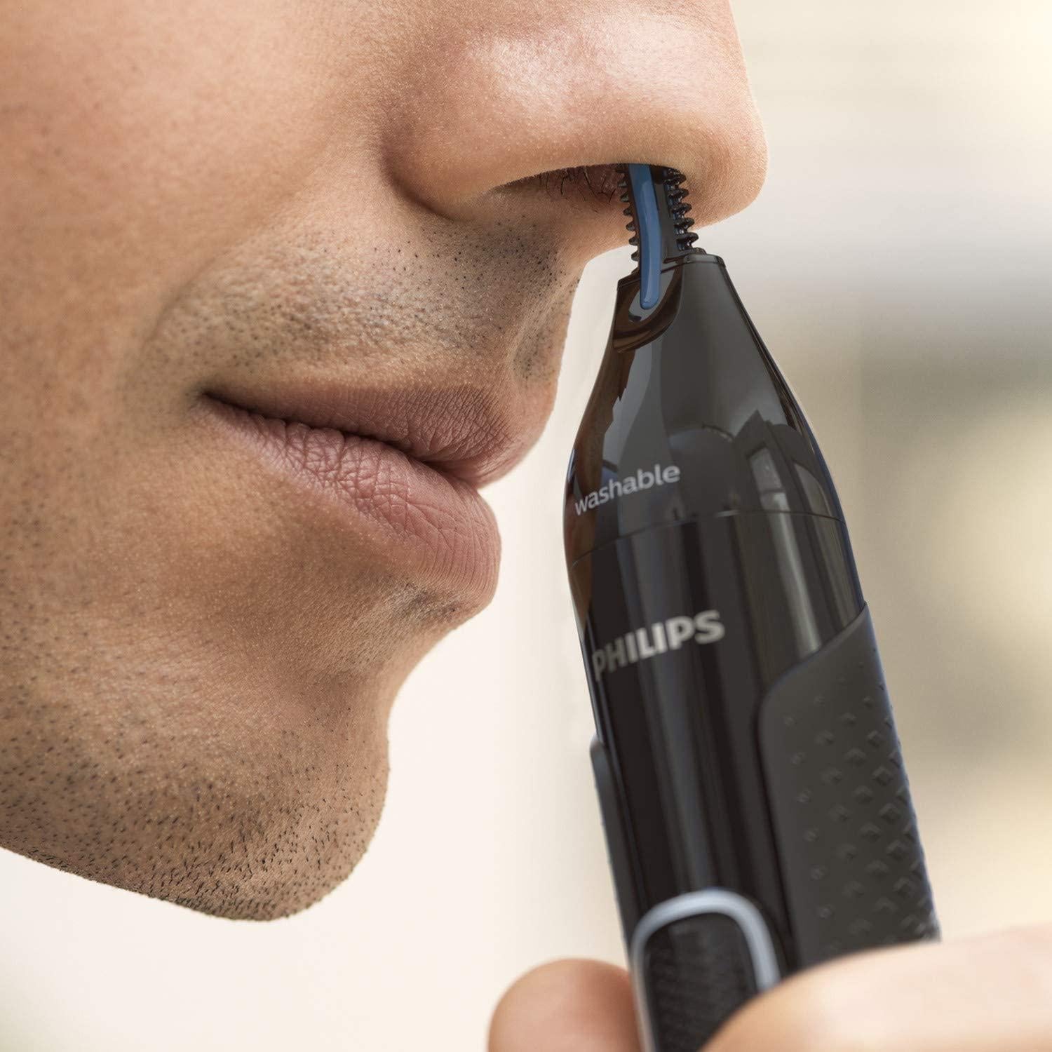 Philips NT5650/16 Series 5000 Waterproof Nose and Ear Trimmer with Precision Trimmer