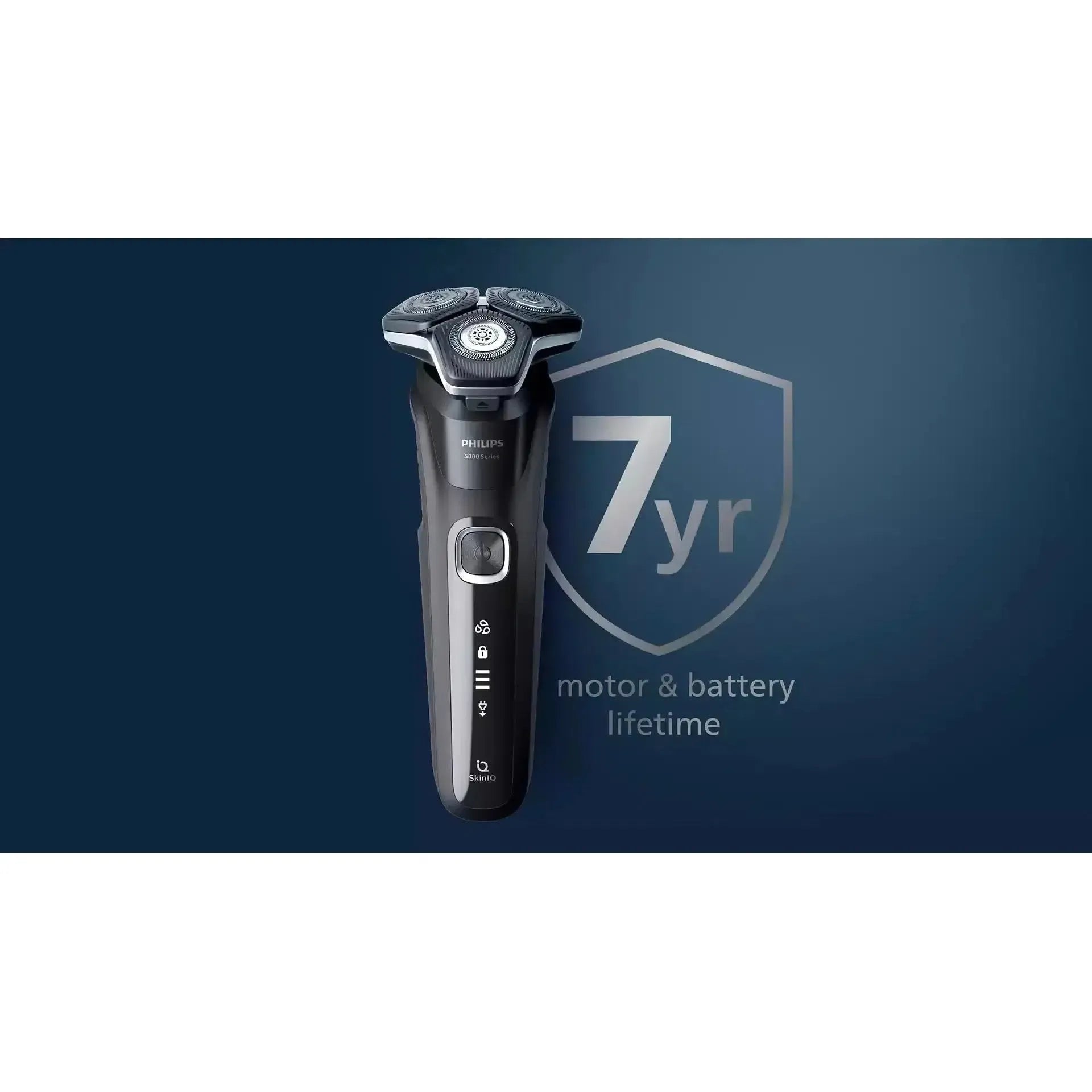 Philips Series 5000 Wet and Dry Electric Shaver S5898/25 with SkinIQ Technology