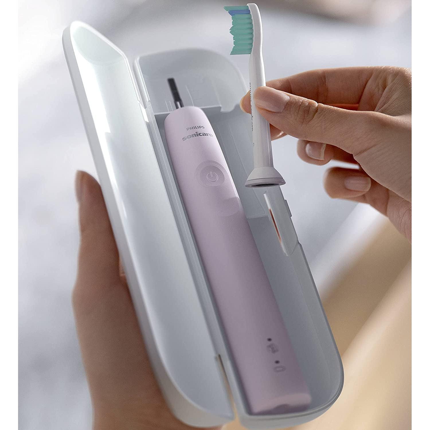 Philips Sonic Electric Toothbrush 3100 Series HX3673/11, Sugar Rose - Healthxpress.ie