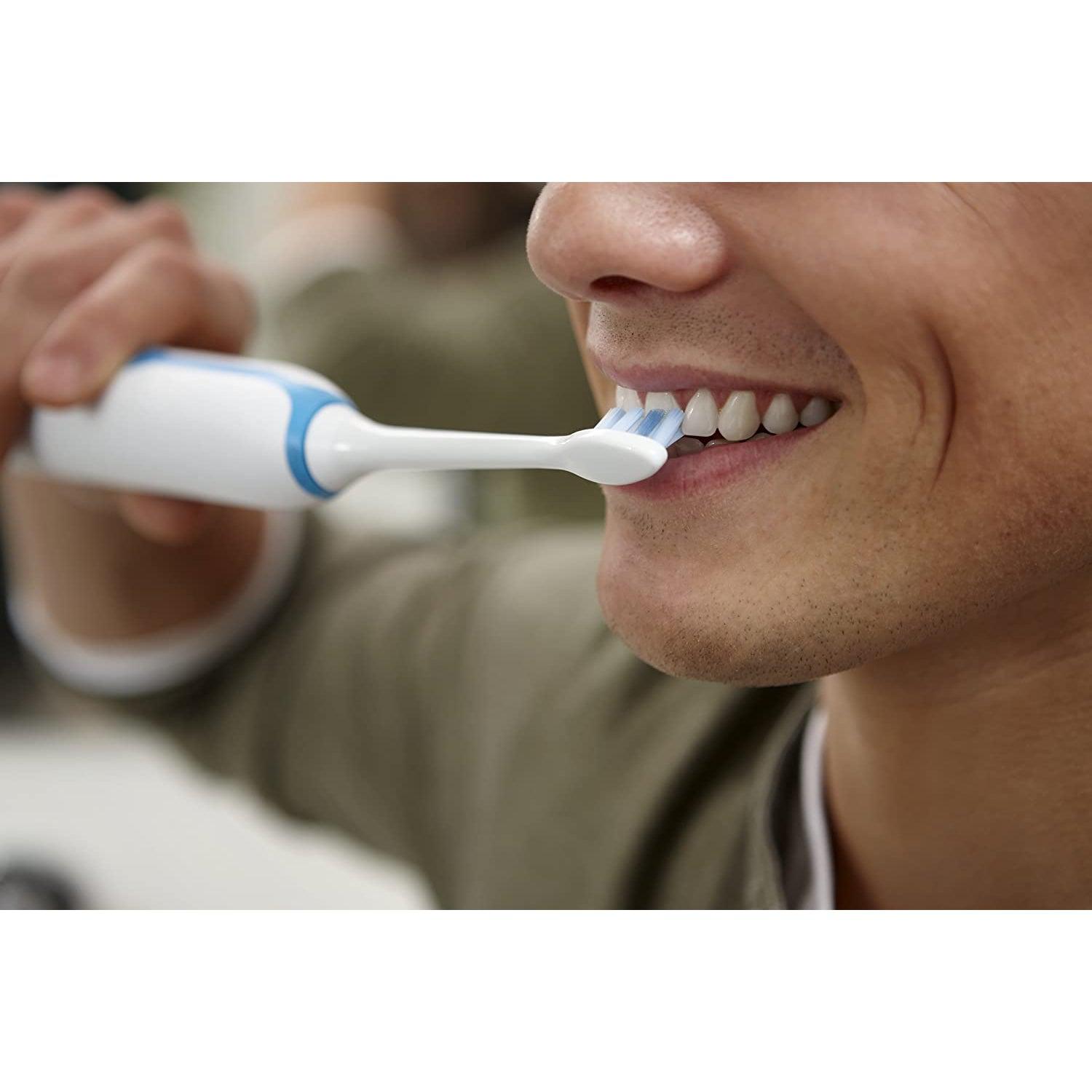 Philips Sonicare Clean Care HX3212/11 – Electric Toothbrush, Anti Plaque Defence White and Blue - Healthxpress.ie