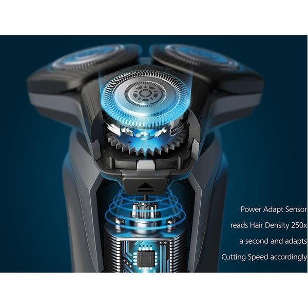 PHILIPS Series 8000 S8692/35 Wet & Dry Rotary Shaver with Skin IQ Technology - Blue - Healthxpress.ie