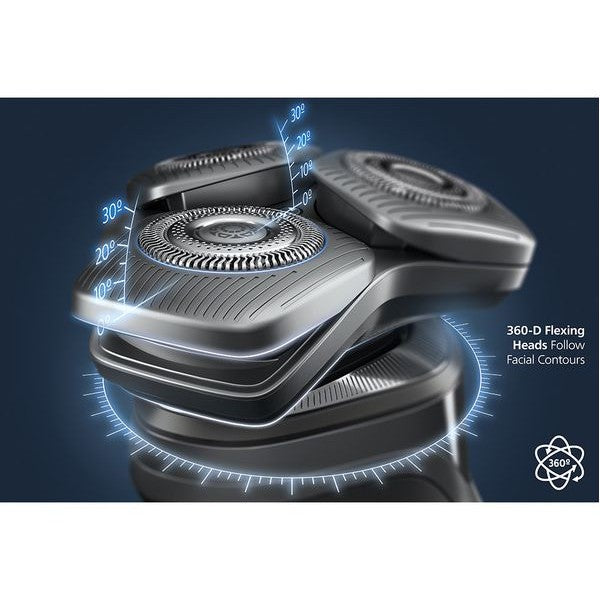 PHILIPS Series 8000 S8692/35 Wet & Dry Rotary Shaver with Skin IQ Technology - Blue - Healthxpress.ie