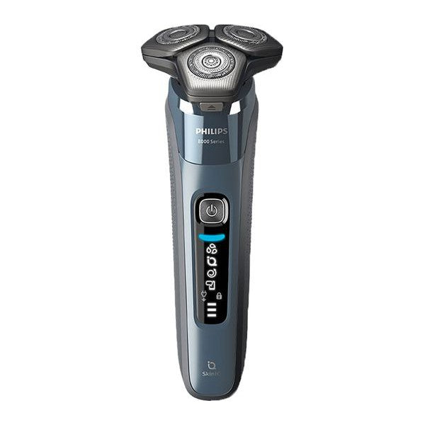 PHILIPS Series 8000 S8692/35 Wet & Dry Rotary Shaver with Skin IQ Technology - Blue - Healthxpress.ie