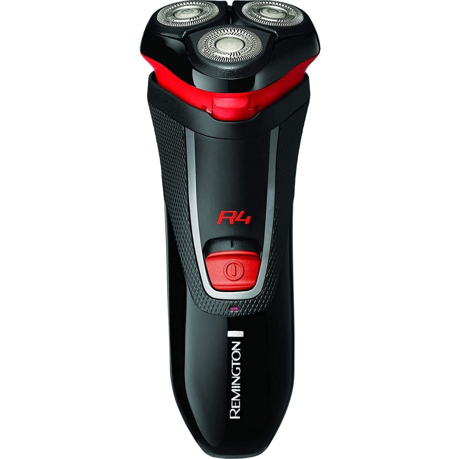 Remington R4001 Style R4 Cordless Dry Shaver with Pop-Up Trimmer - Black/Red - Healthxpress.ie