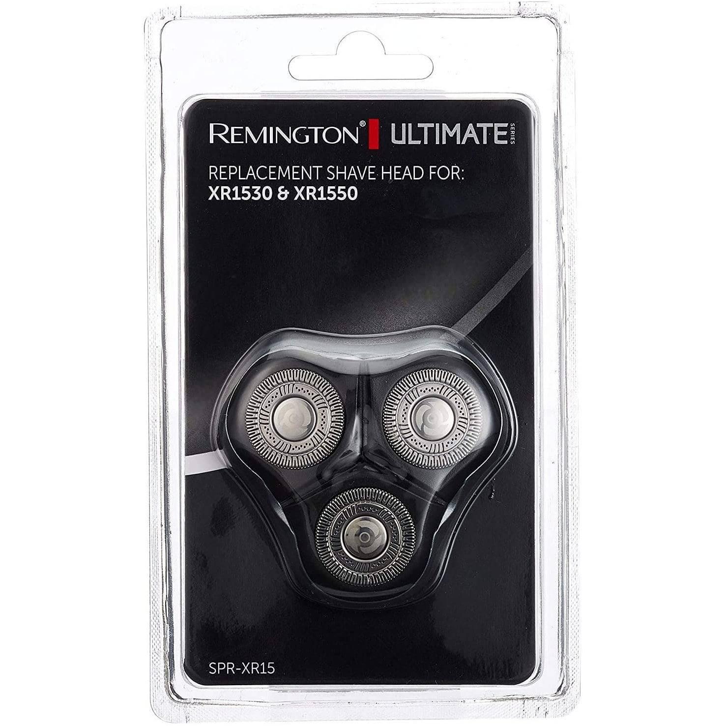 Remington SPR-XR15 Shaving Head Replacement for XR1530/XR1550 Shavers - Black