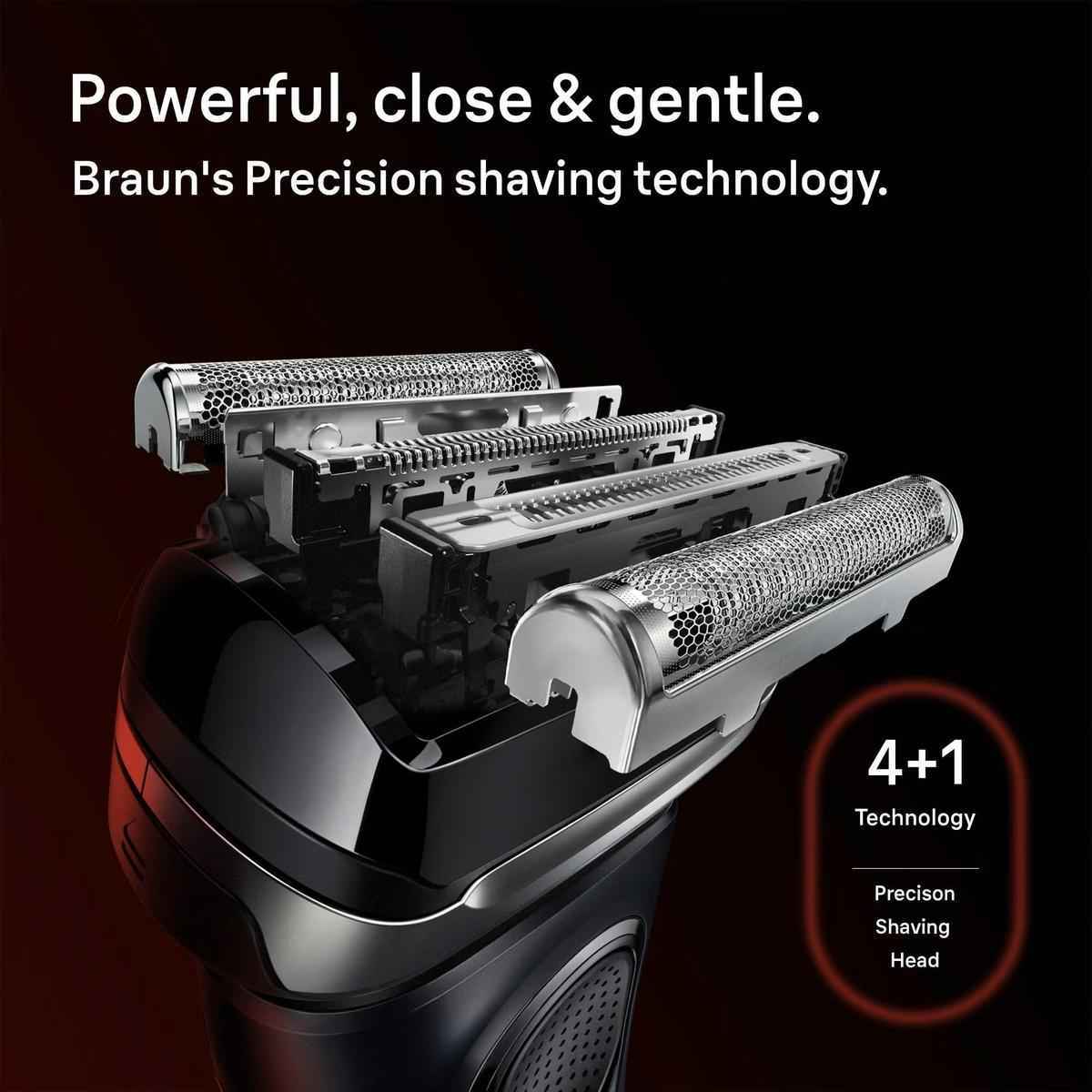 Braun Series 9 Sport S9110s Electric Shaver for Men With Travel Case, Black