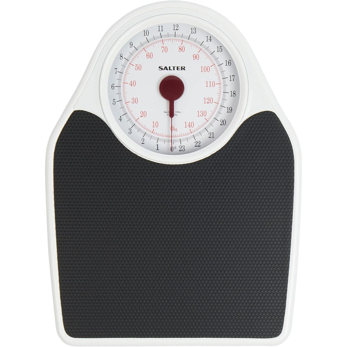 Salter Doctor Style Bathroom Scale - Mechanical  Scales For Body Weight, Easy Read Dial & Rotating Pointer, Large Non-Slip , Up To 150 kg/ 23 st 7 lbs - Healthxpress.ie