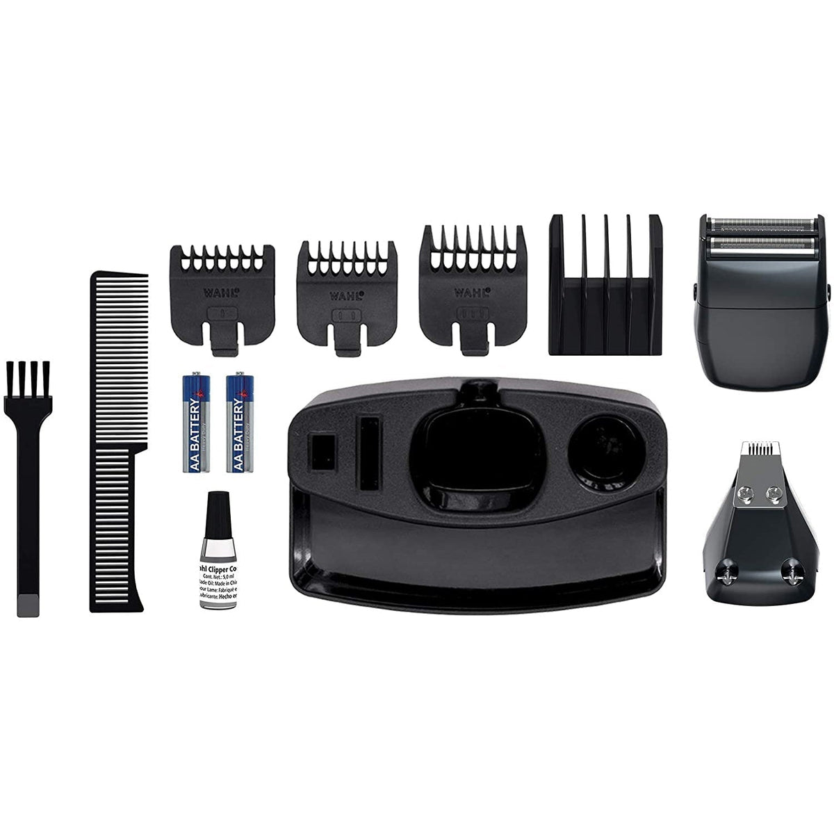 Wahl Battery Operated Men Multigroomer, 3 x  Interchangeable Heads, 4 x Combs - Healthxpress.ie